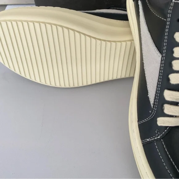Rick Owens Black and White Men's Shoes
